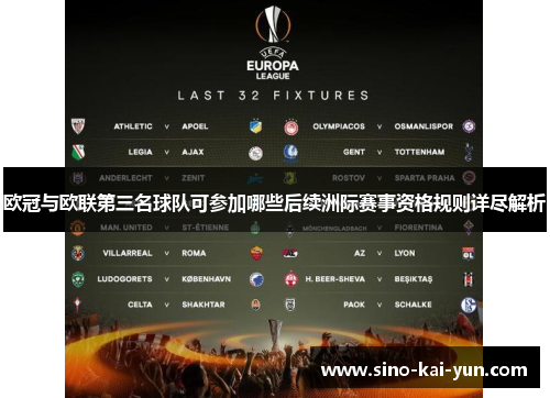 欧冠与欧联第三名球队可参加哪些后续洲际赛事资格规则详尽解析 欧冠与欧联第三名球队可参加哪些后续洲际赛事资格规则详尽解析